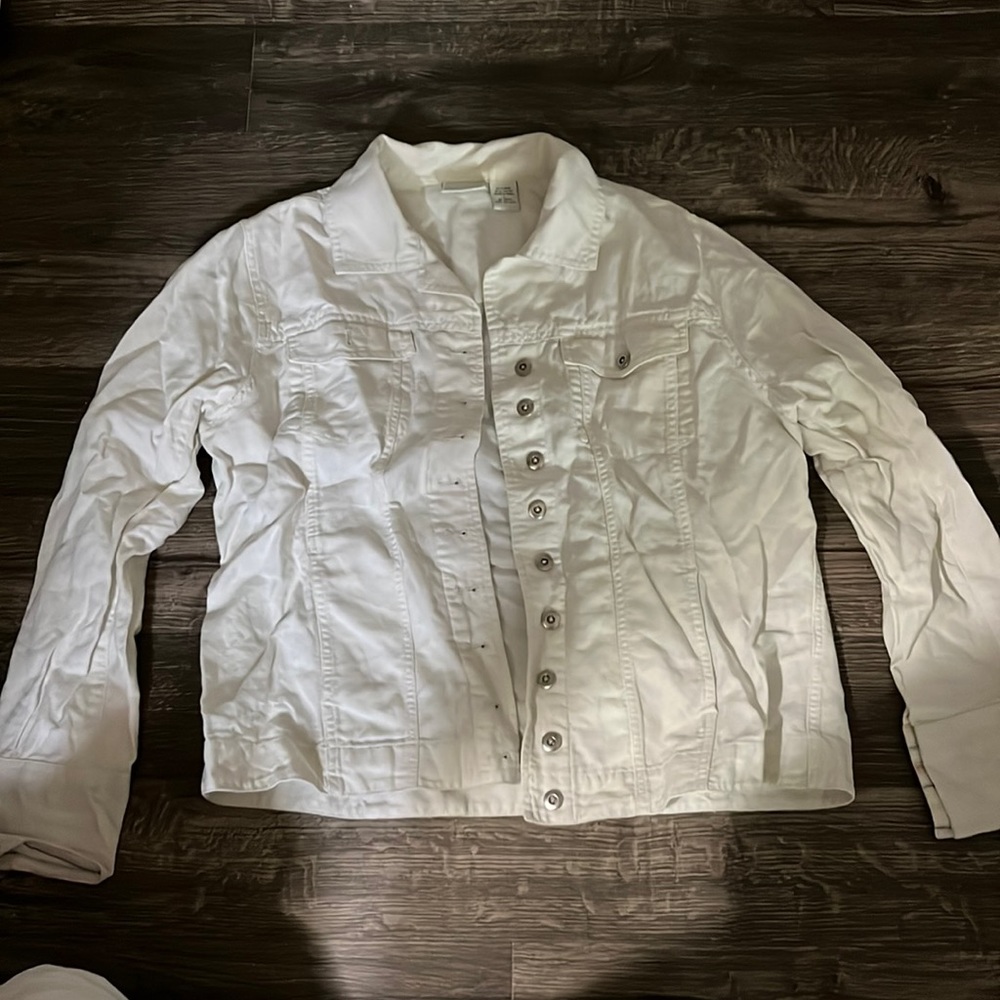 vintage NTCO white button down jacket